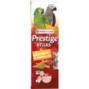 Стикове за папагали със зеленчуци и глухарче, 2х70 гр. - Prestige Sticks Parrots Vegetables & Dandelion